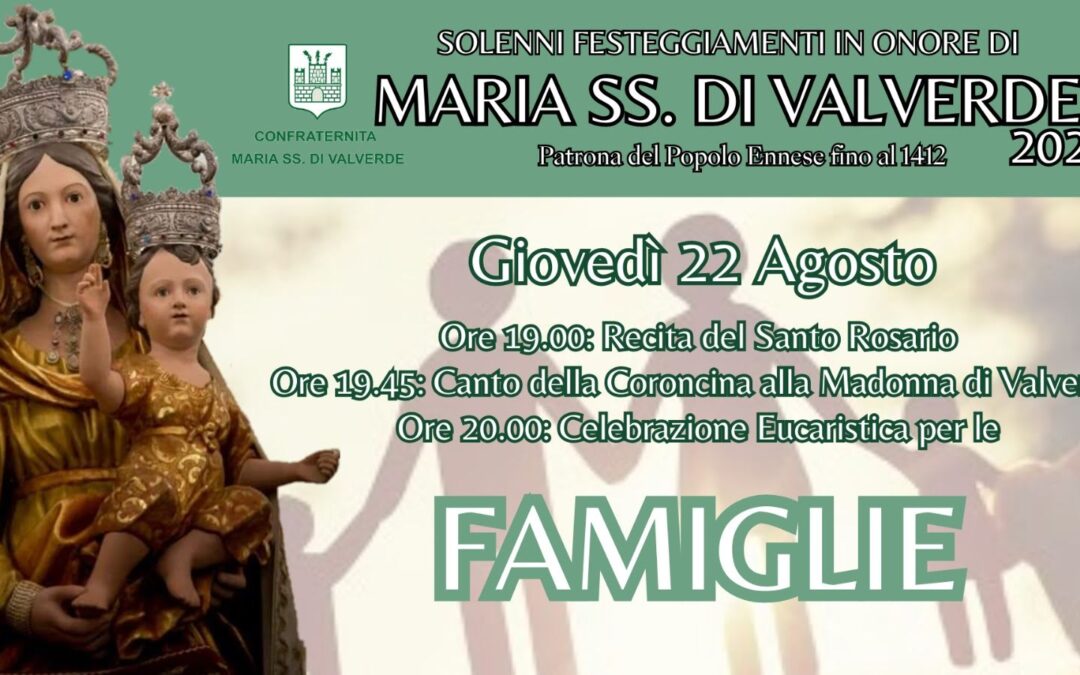 Le messe dedicate dal 18 al 23 Agosto